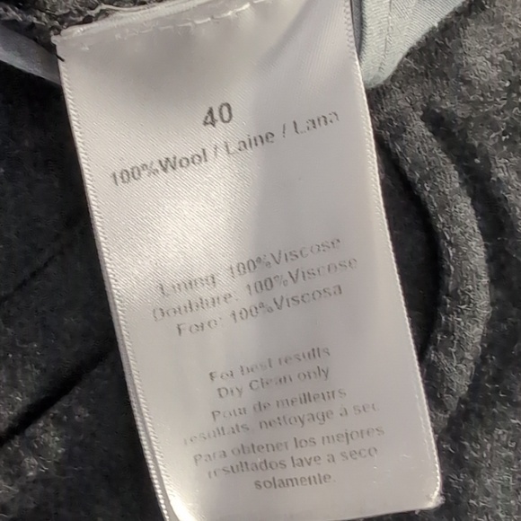 Peter Millar Alpine Flannel Wool Five-Pocket Pants Size 40x30 in Charcoal Gray - Picture 6 of 9